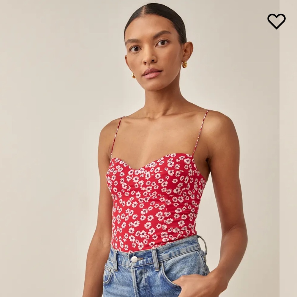 Reformation Liza Top Jenna - Size 2